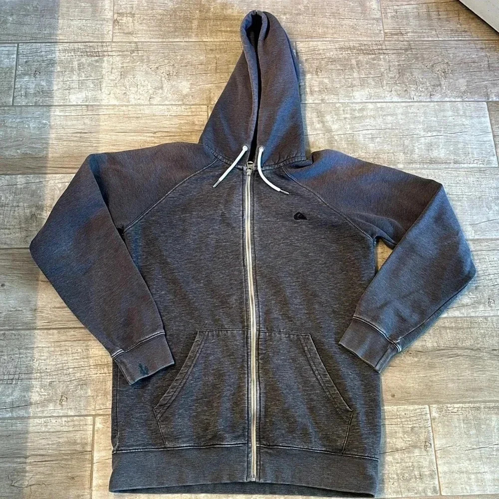Quicksilver zip up hoodie